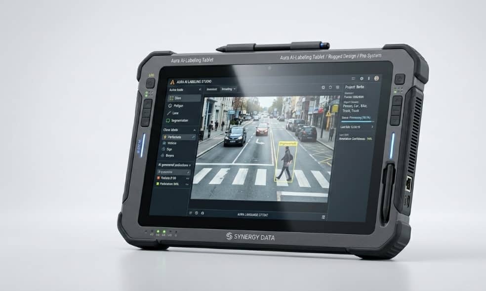 AI Labeling Tablet Device